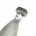 Stema Grey Straight Virgin Hair With 4x4 Regular Lace Closure 